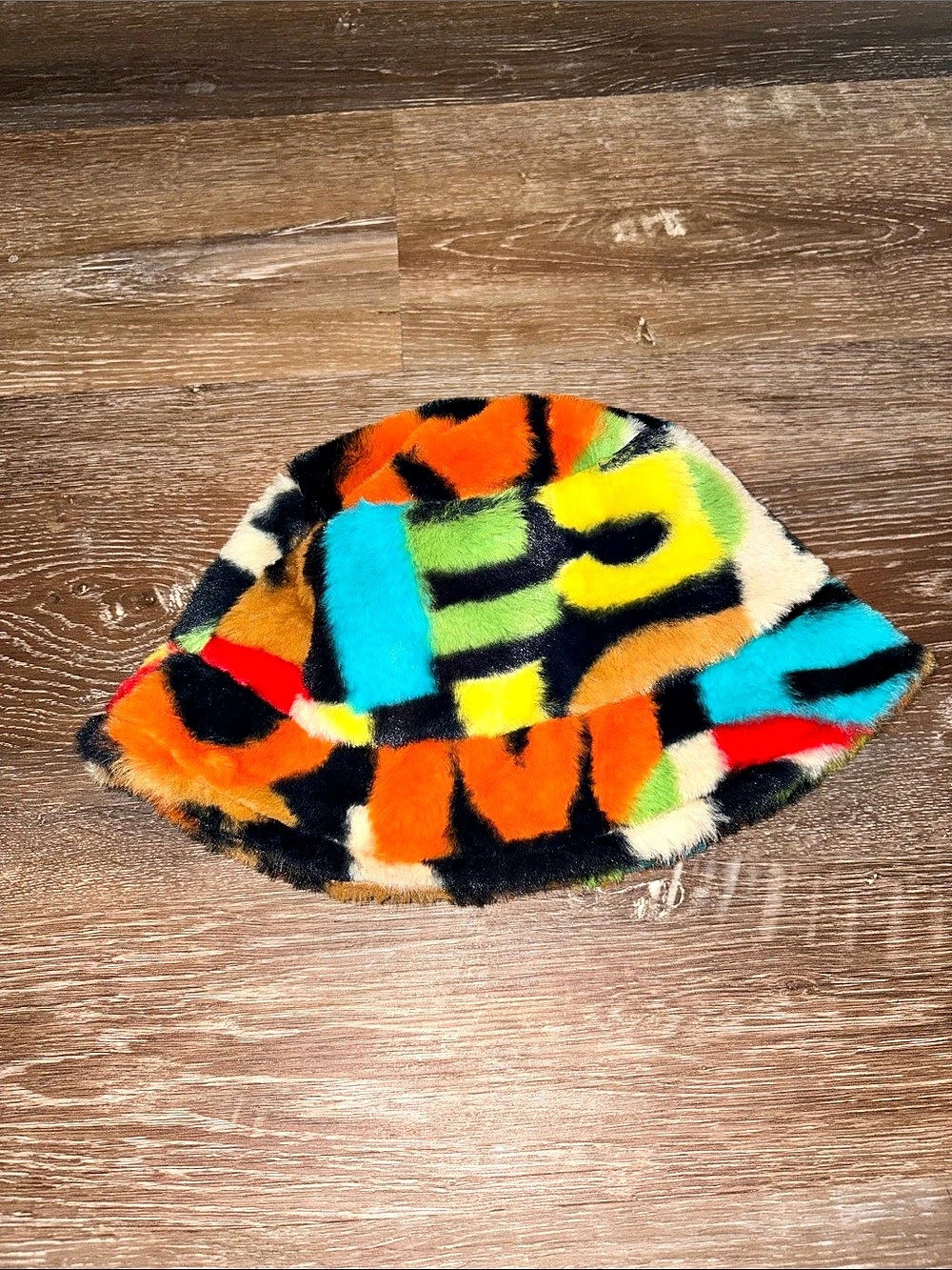 Multicolor Abstract Bucket Hat